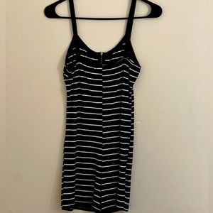 One suit Black and White Strips